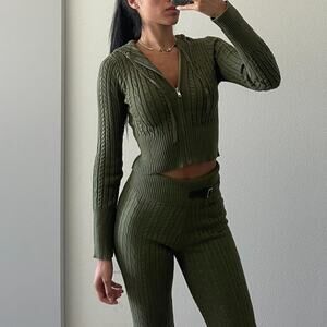 Green Knitted Sweater